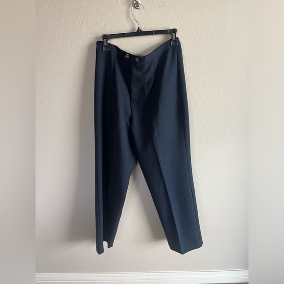 Vintage Women’s 2024 Trending Navy Slacks Pants Size 13 - Picture 6 of 6
